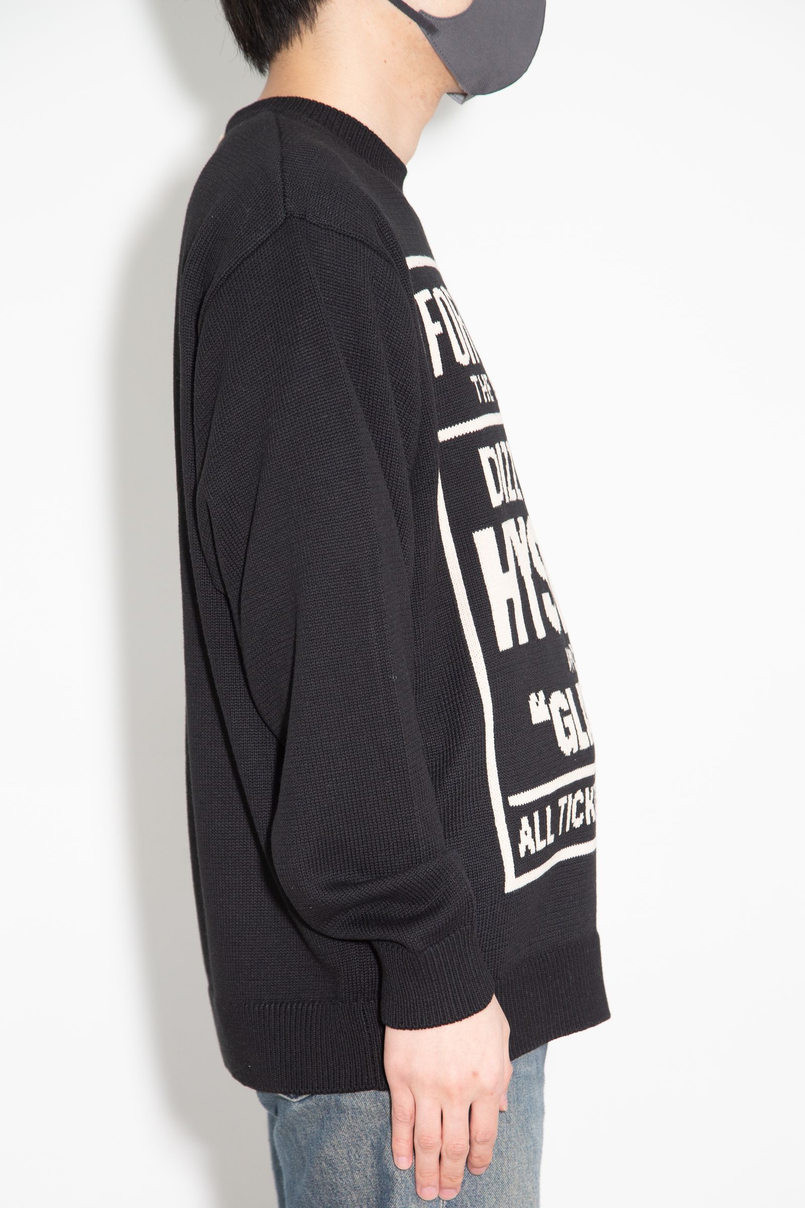 DIZZY & MILKY編込 セーター / ブラック