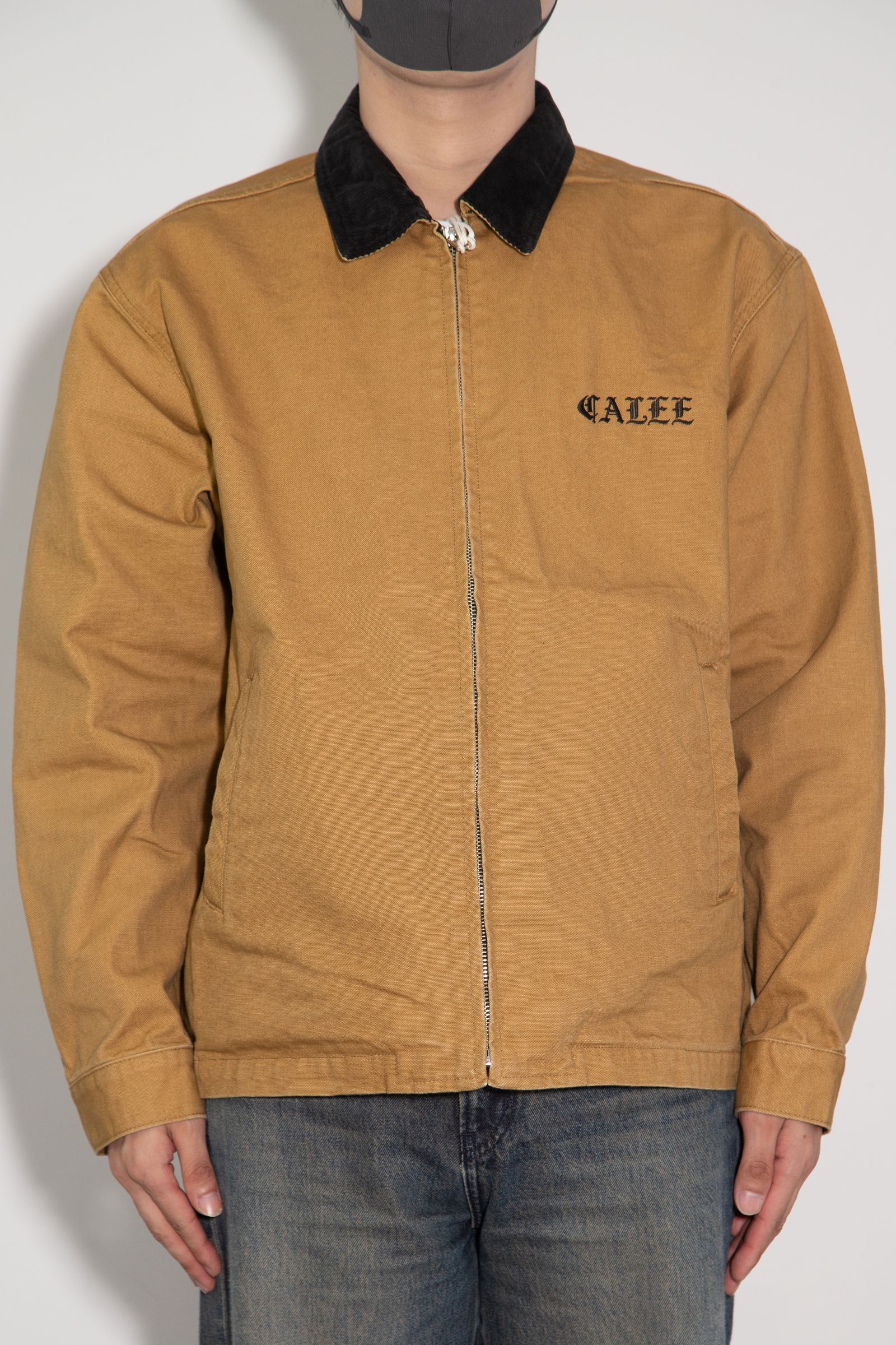 ［ラスト1点 サイズL］VINTAGE REPRODUCT CORDURY COLLAR DUCK JACKET / キャメル