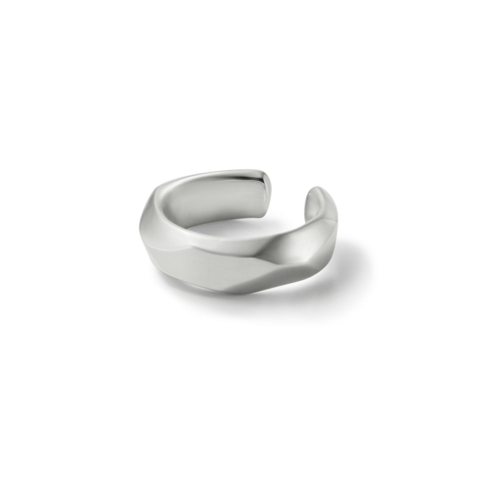Crockery Ring Ear Cuff - SILVER