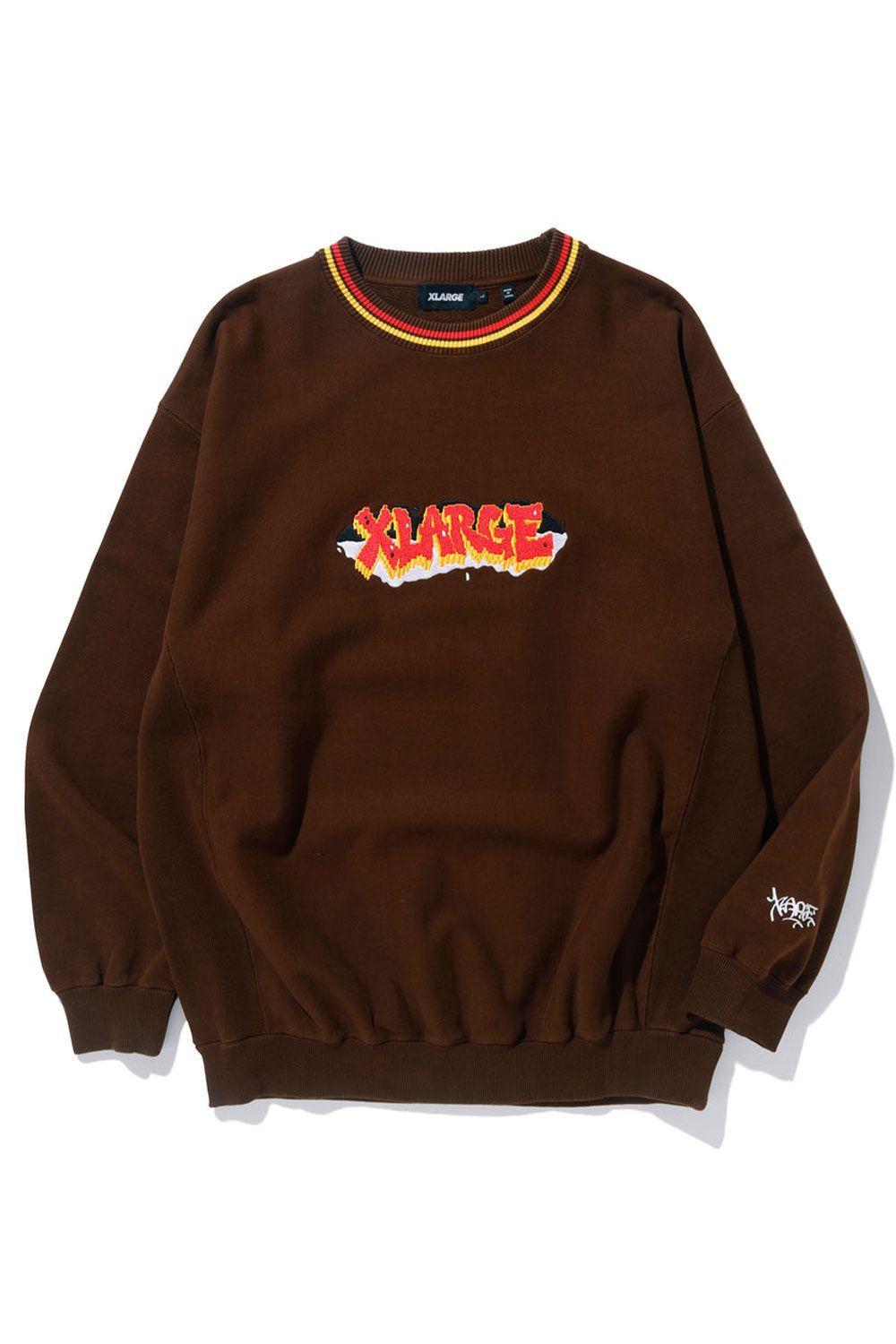 XLARGE - GRAFFITI CREWNECK SWEAT / グリーン | Tempt