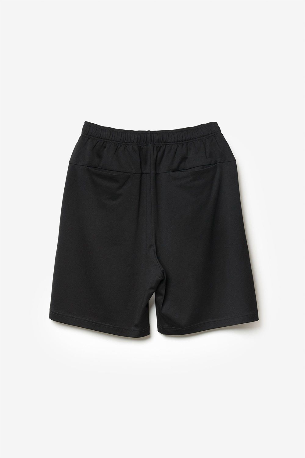 コットンダブルフェイス イージーショートパンツ / ブラック