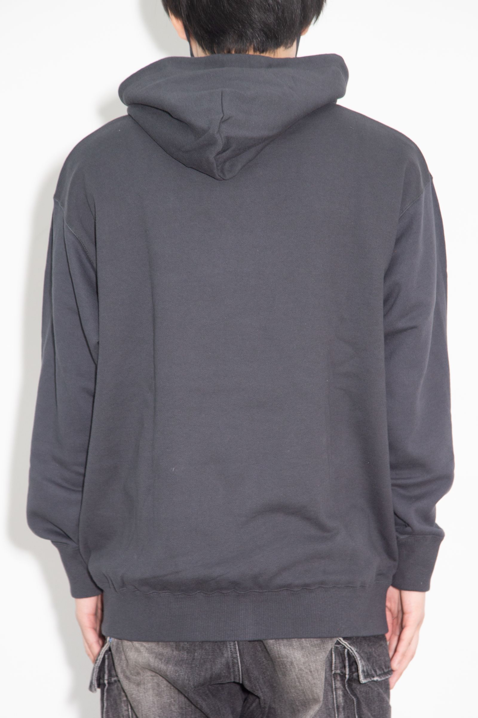 O/E LOGO PULLOVER HD / チャコール