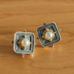 Cyclades Stud Earring（Pearl） / GA009
