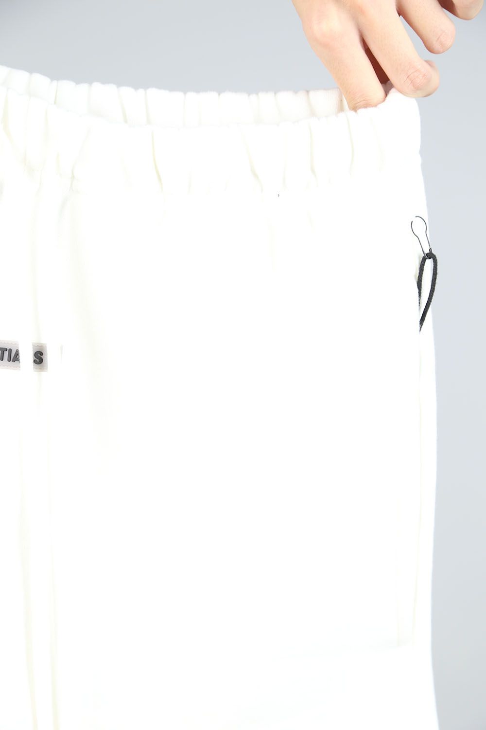 FRONT LOGO REFLECTOR SWEAT PANTS / ホワイト