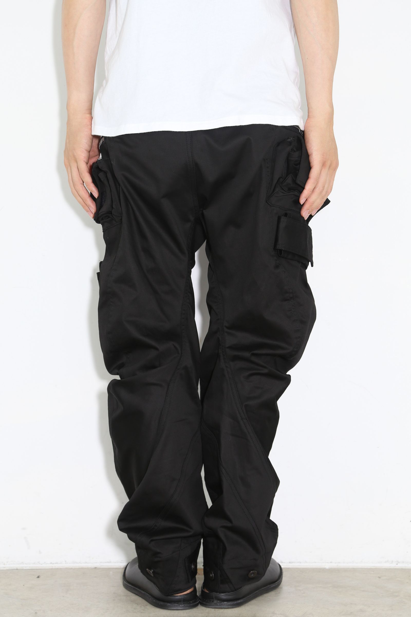 COTTON STRETCH SATIN / ブラック