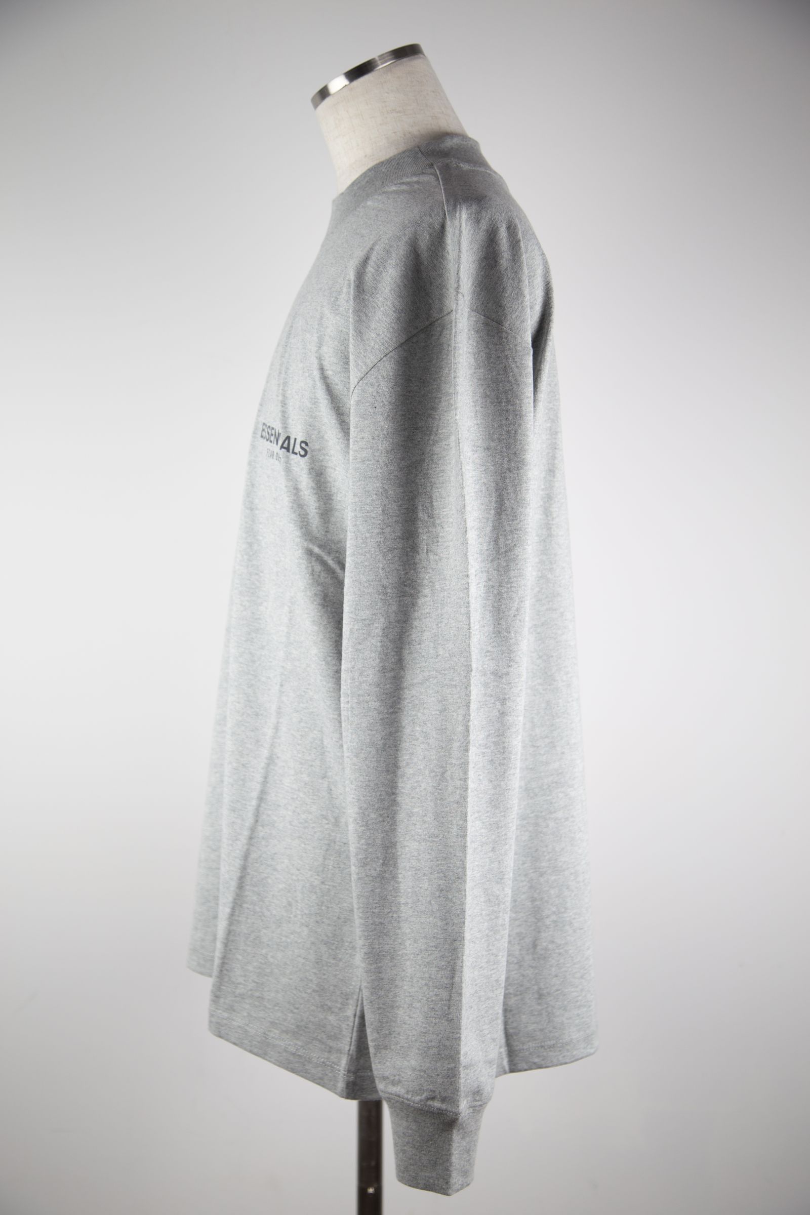 21FW 1POINT LOGO LS TEE / ヘザーオートミール