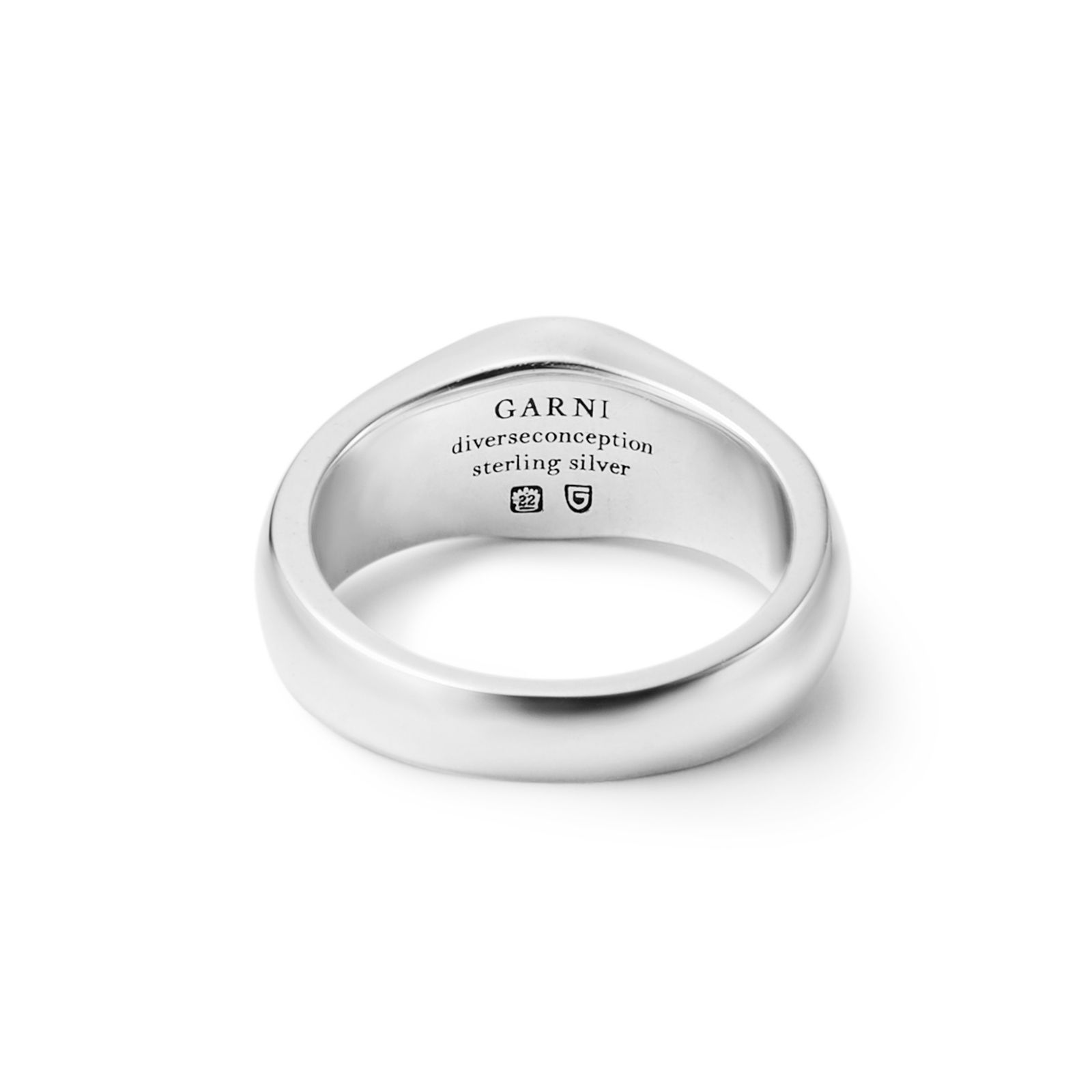 Round Stone Ring - S / ブルー