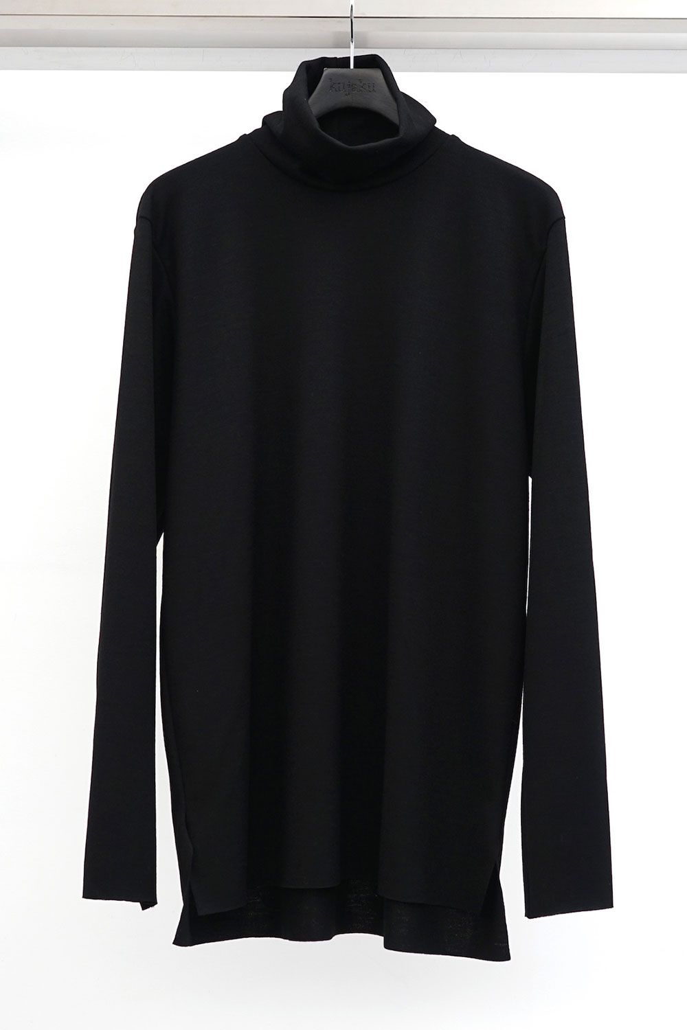 high neck long pullover