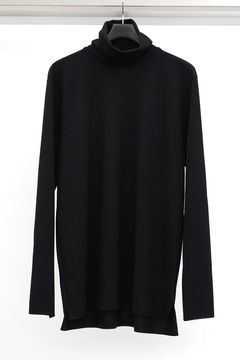high neck long pullover