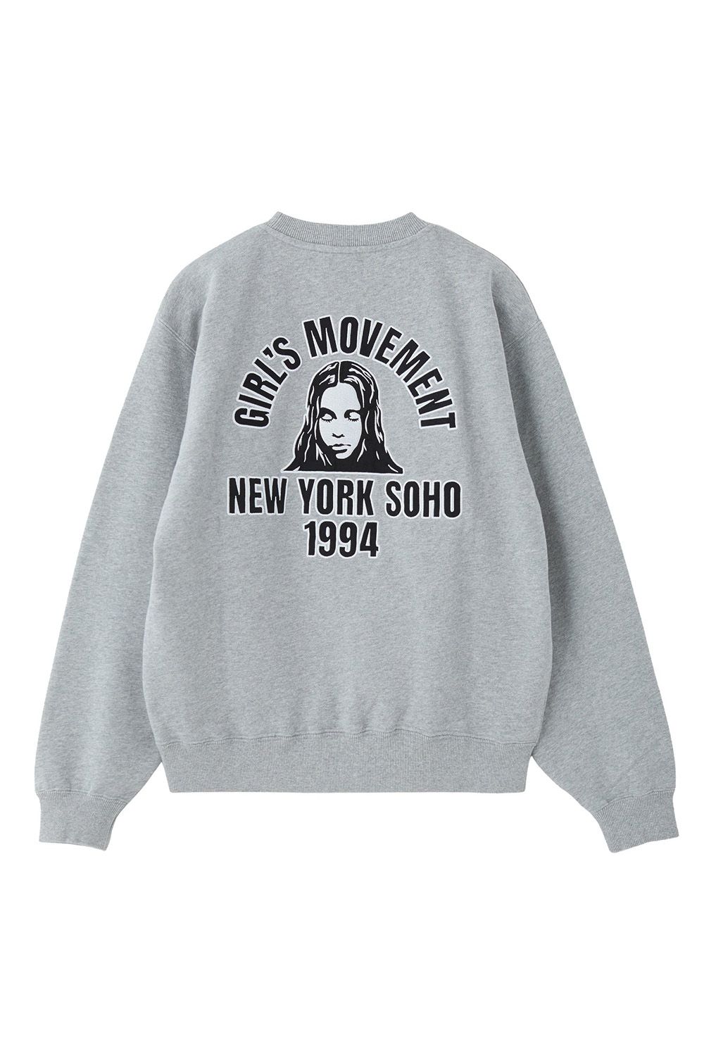 ARCH LOGO AND FACE PATCH SWEATSHIRT / アッシュ