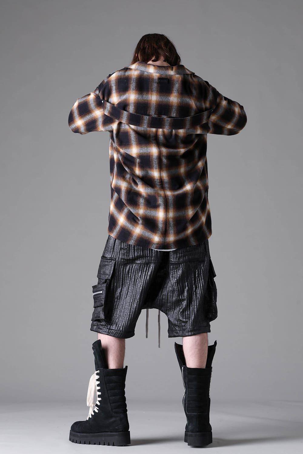 Plaid V-Neck Shirts Pullover