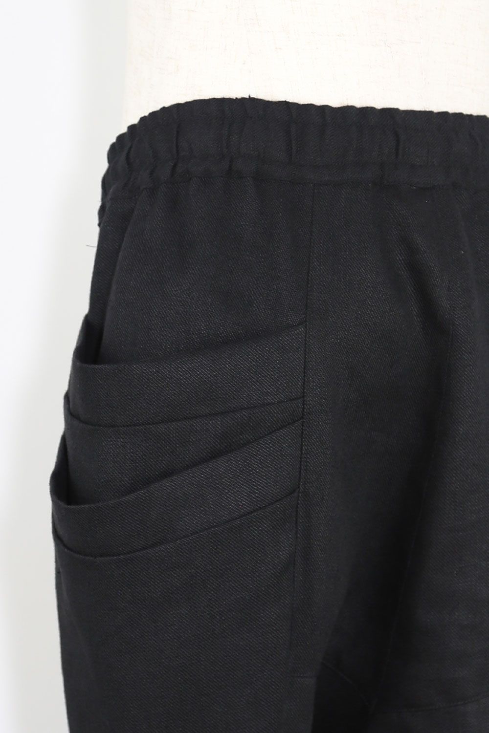 HEAVY LINEN JODHPUR / ブラック
