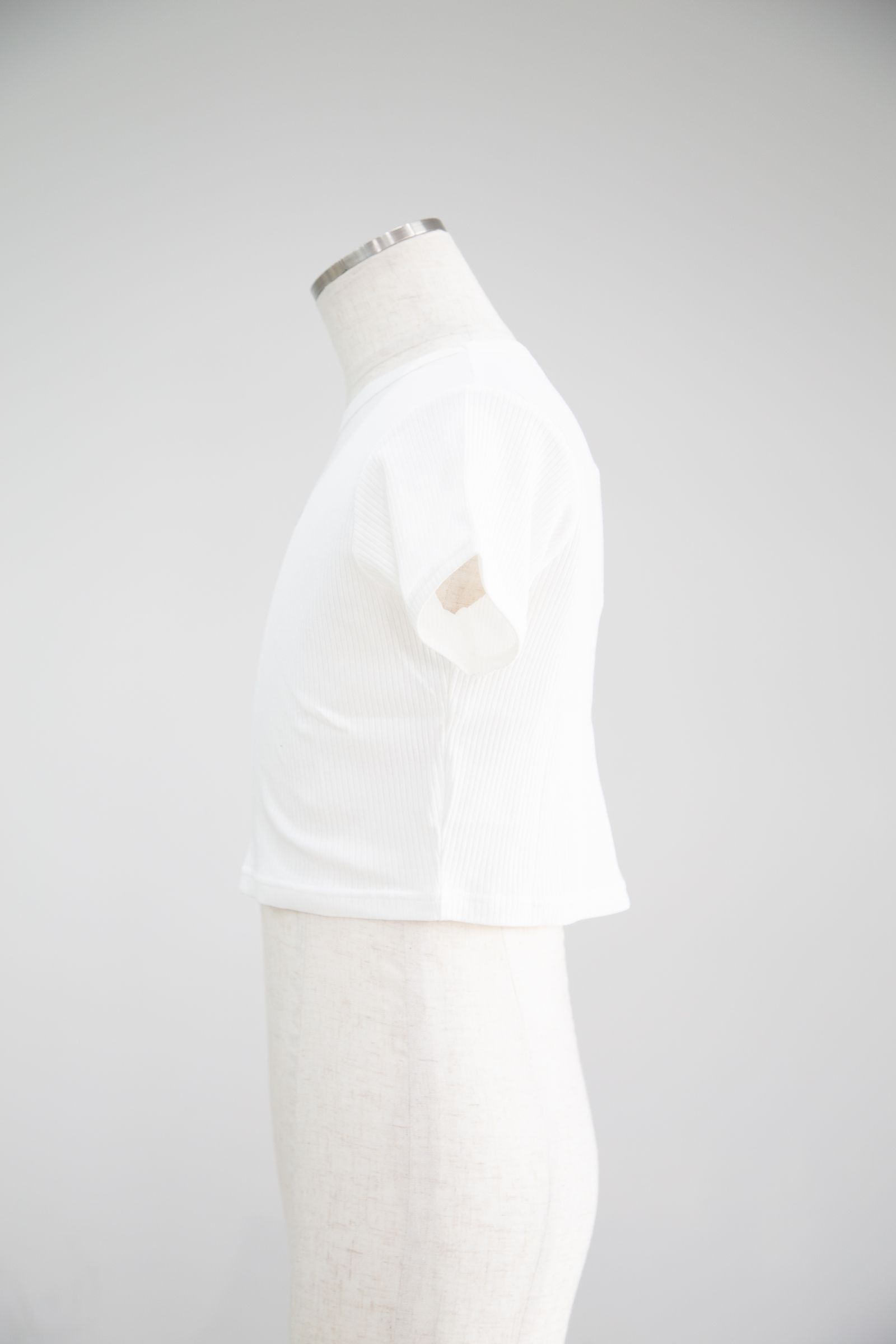OVAL LOGO S/S TOP / ホワイト