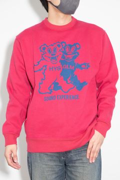 FIRE BEAR PARTY スウェット / ピンク