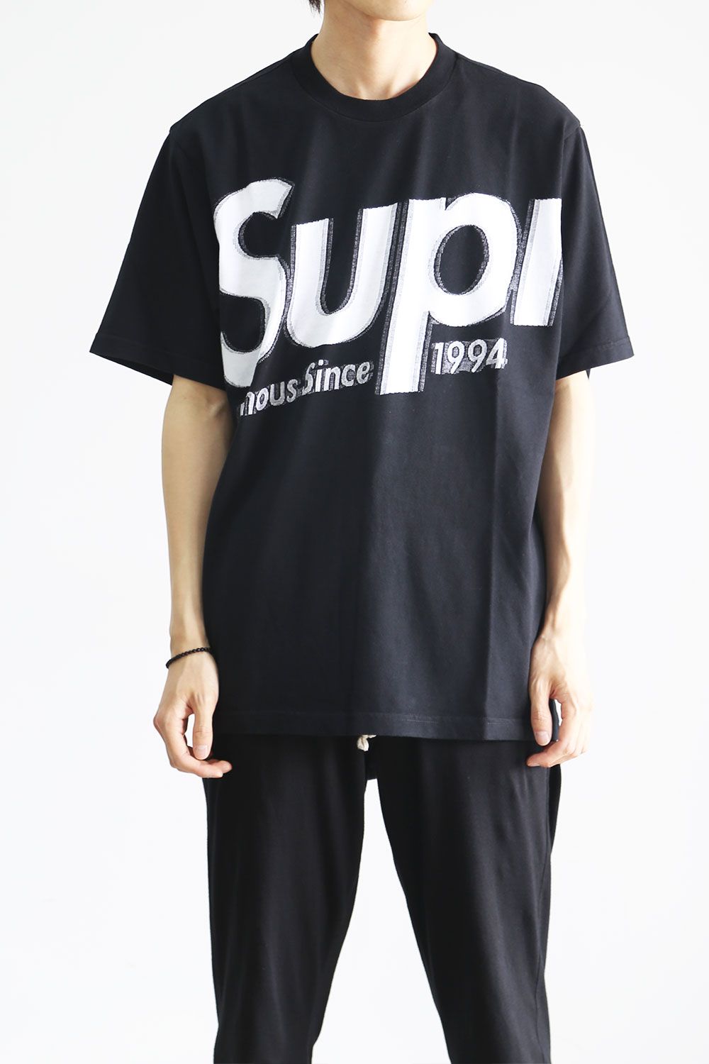 supreme Intarsia Spellout S/S Top