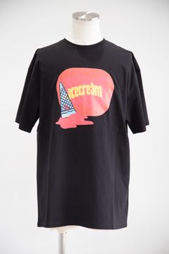 【ICECREAM】CONE CLASSIC T-SHIRT / ブラック