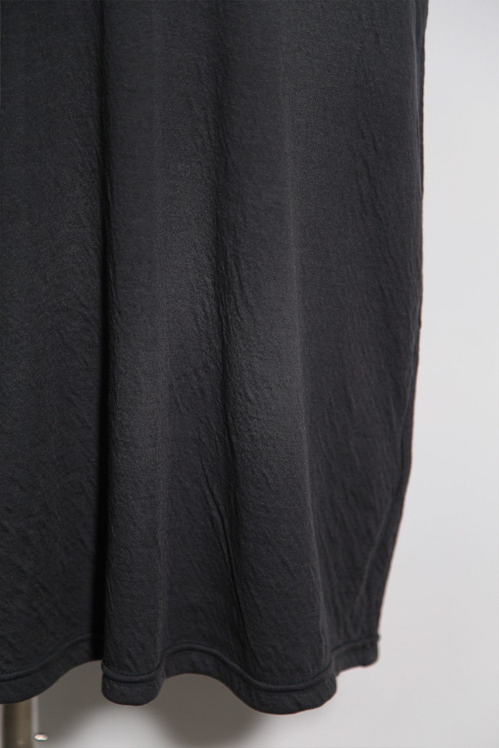 [ラスト1点 サイズ3] Double Gauze Long Tank Top / ダークグレー