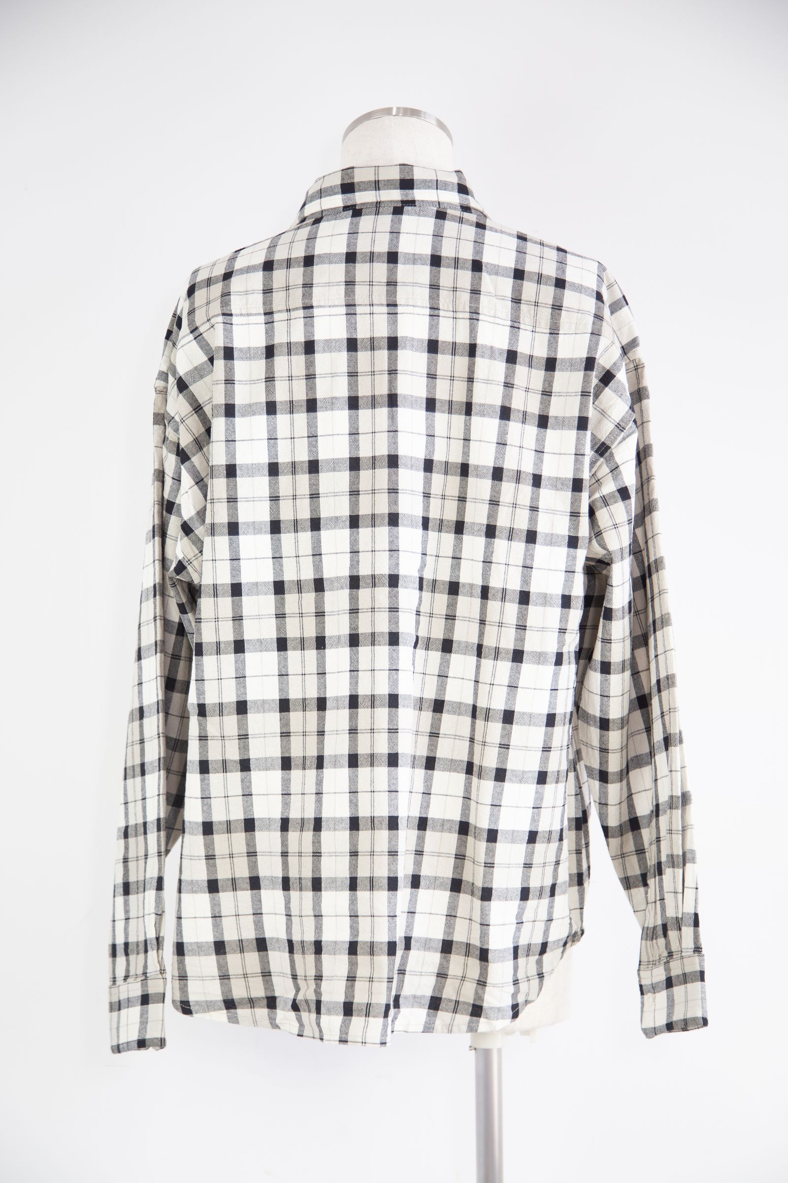 PLAID L/S SHIRT / ベージュ
