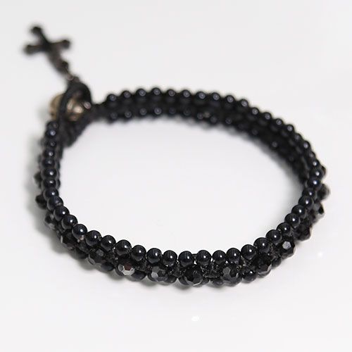 バブルシルバーブレスレット / ブラック / BUBBLE SV BRACELET / Black