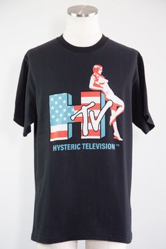 HYSTERIC TELEVISION Tシャツ / ブラック