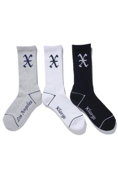 X LOGO SOCKS -