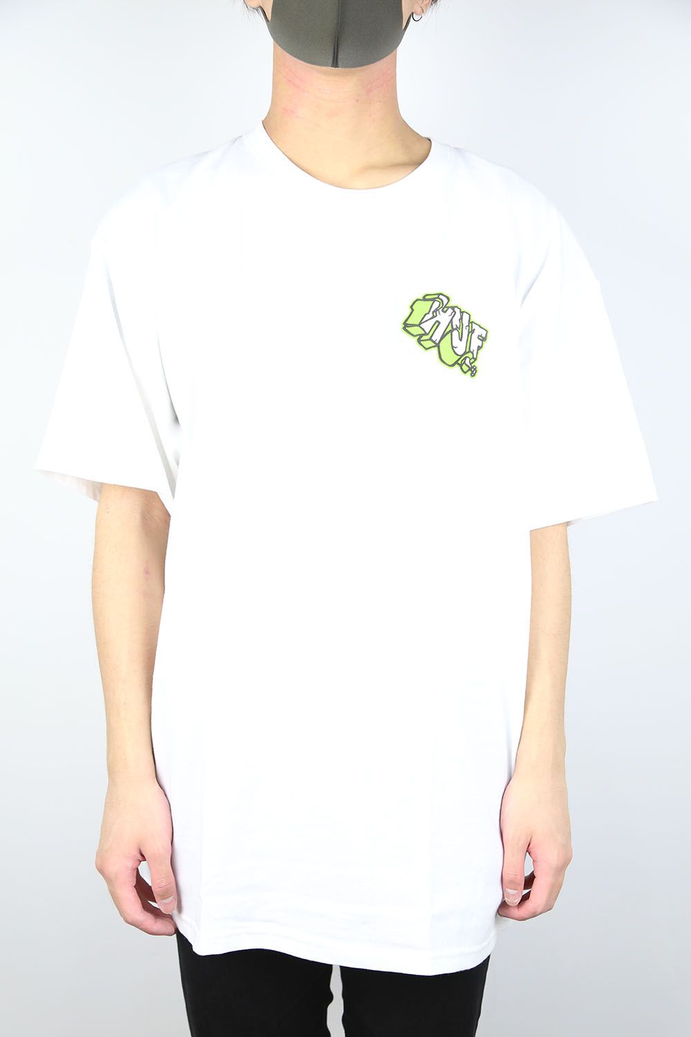 【セール爆買い】HUF QUAKE TT TEE Tシャツ ホワイト L Tシャツ/カットソー(半袖/袖なし)