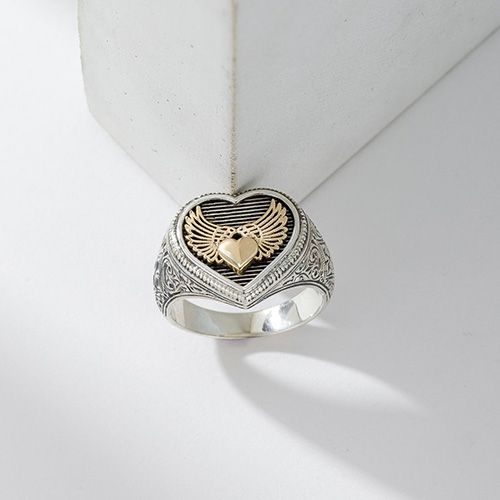 Winged Heart Ring / GR139