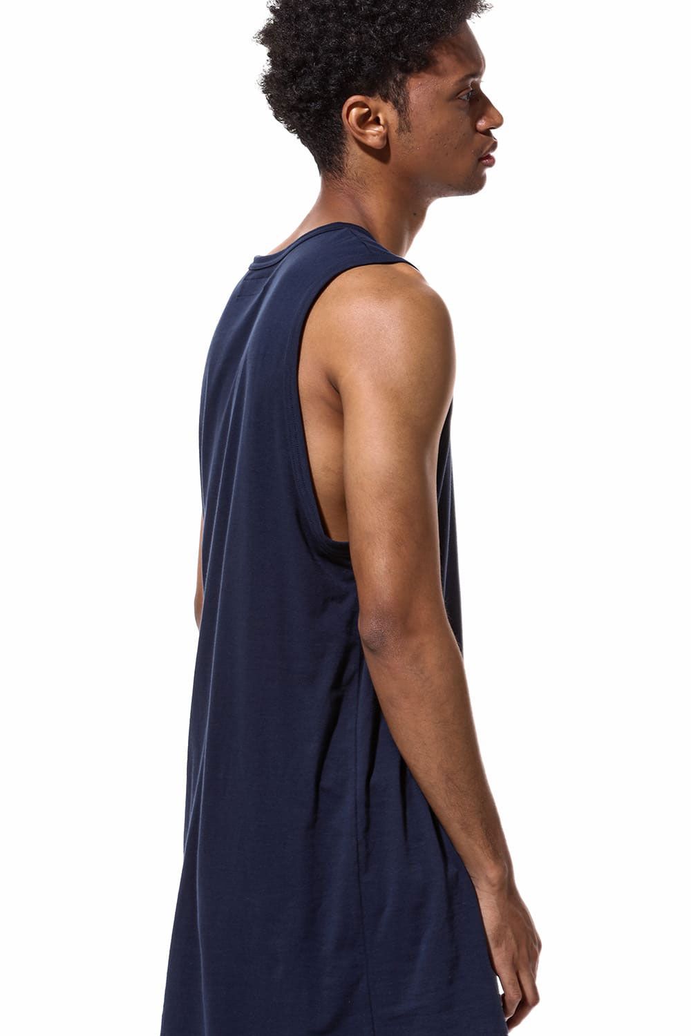 ロングタンクトップ / Long Tank Top / ブラウン / ag-6083-1