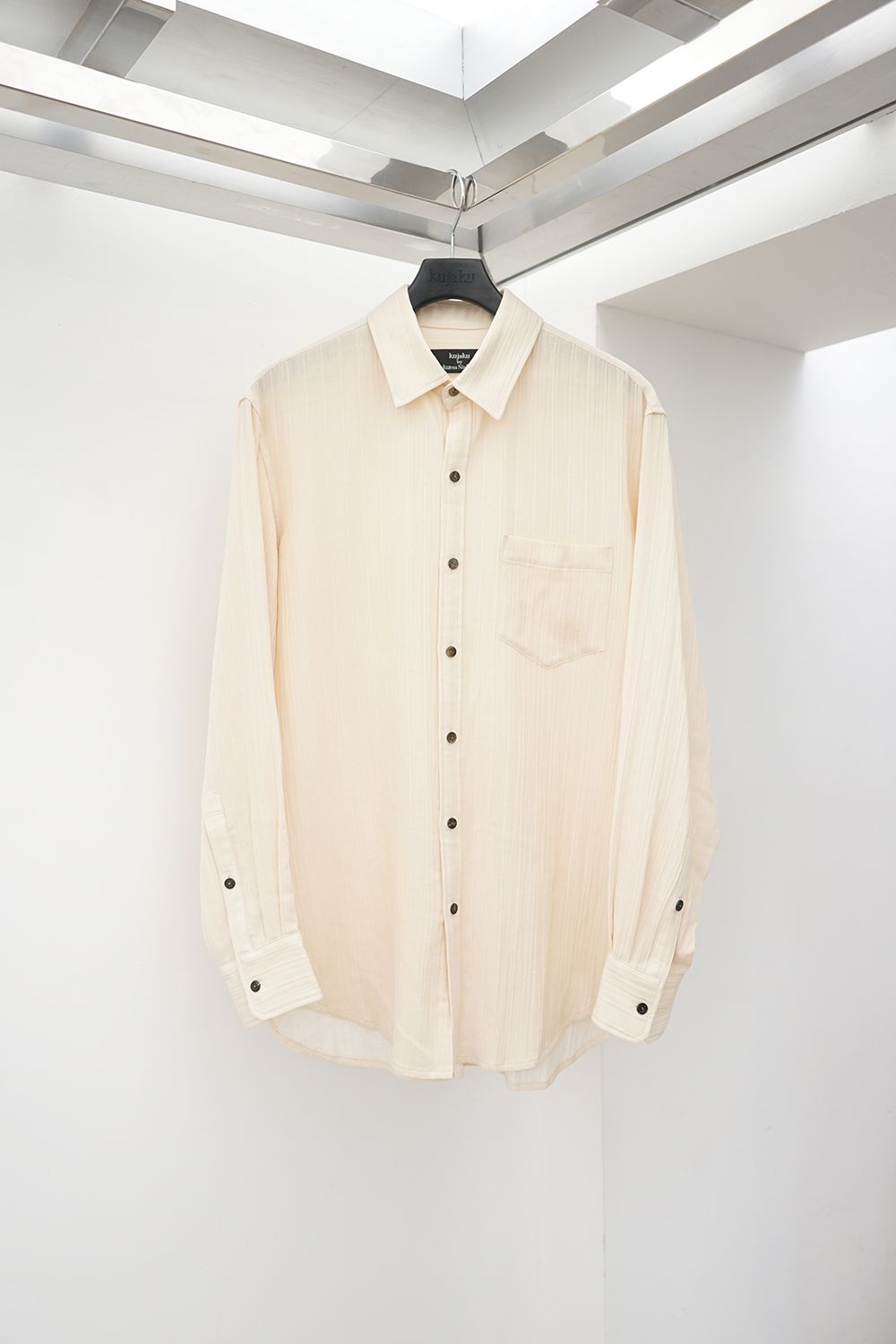 Shadow-Stripe Double-Gauze Dress Shirt