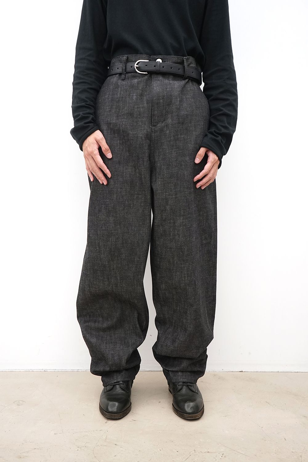 Wide Denim Pants