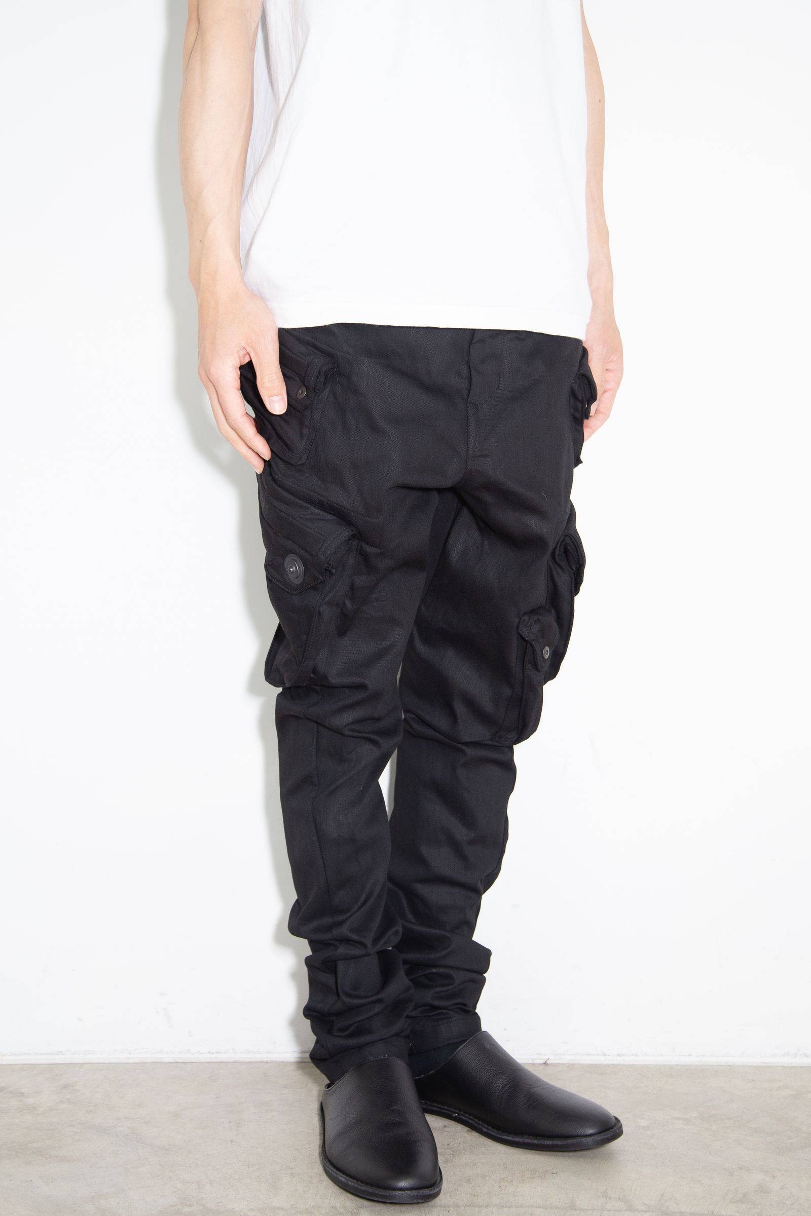 TROUSERS FOR MALE / ブラック