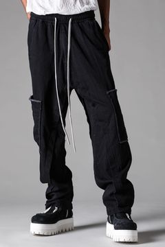 Loose Denim Wide Tepered Pants