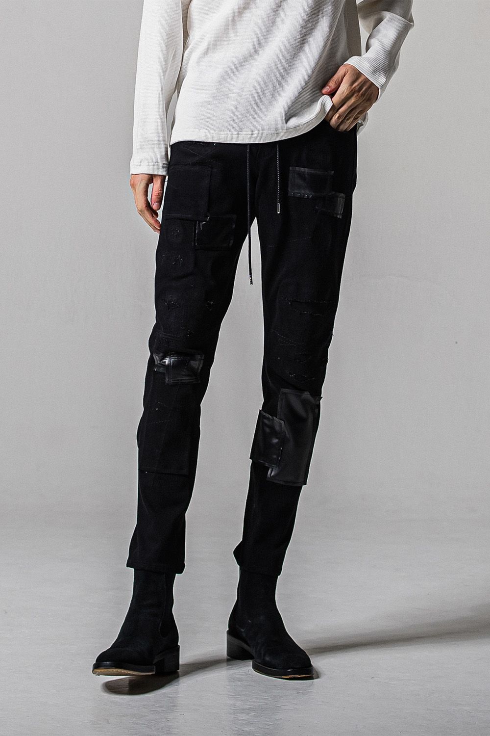 【人気定番商品】MICK DENIM JERSEY / ブラックリメイク