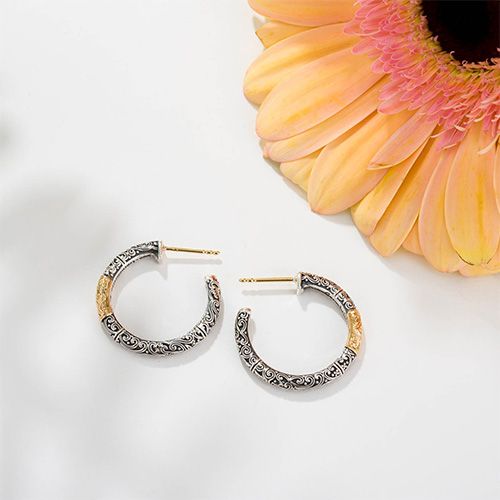 Eve hoops Earrings / GA022