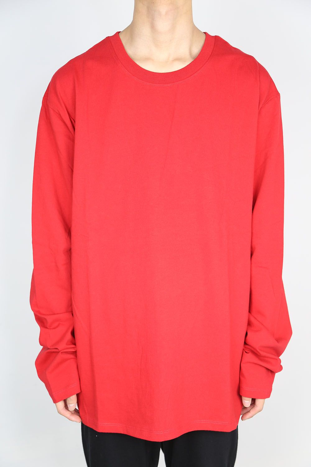 BACK LOGO L/S TEE / レッド
