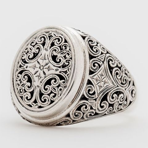 Mediterranean Oval Shape Ring / GR015
