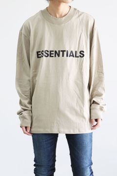 FRONT LOGO L/S TEE / タン