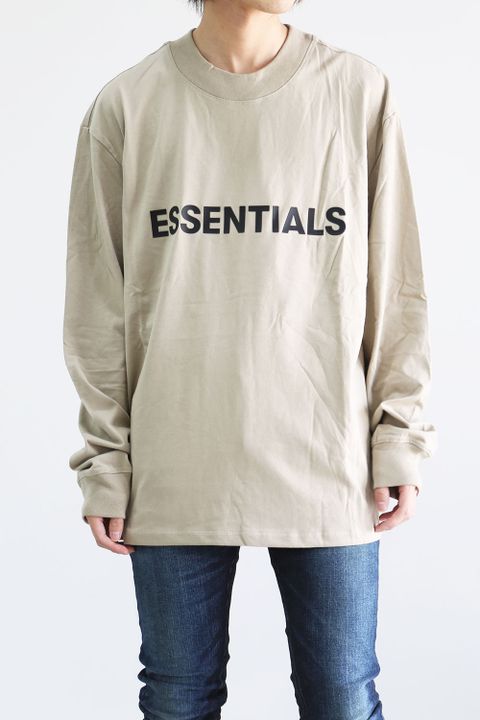 FRONT LOGO L/S TEE / タン