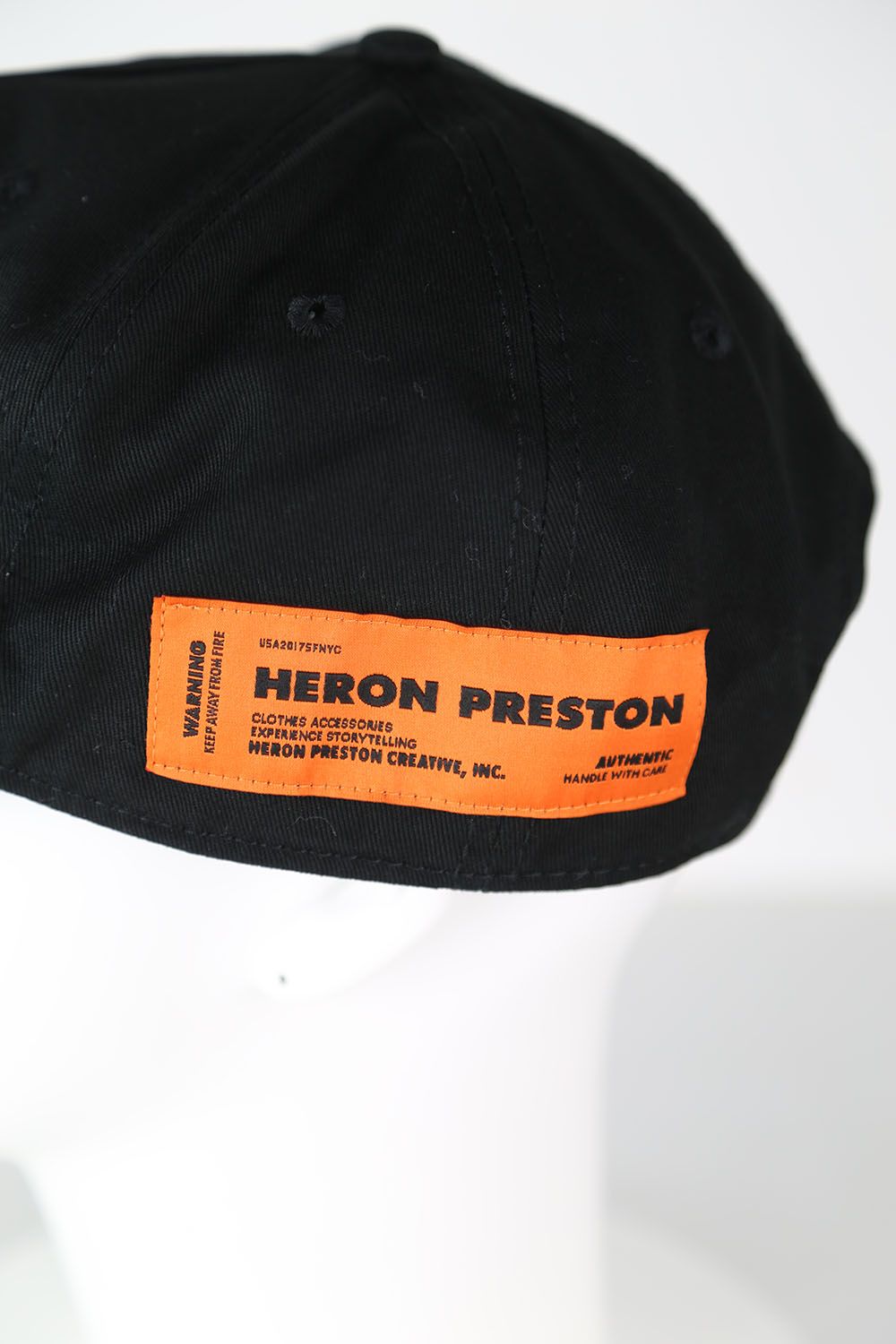 HERON PRESTON - BASEBALL CAP HPC / ブラック×ホワイト | Tempt