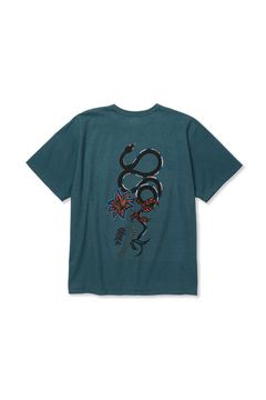 ×MIHO MURAKAMI BINDER NECK SNAKE VINTAGE TEE / グリーン