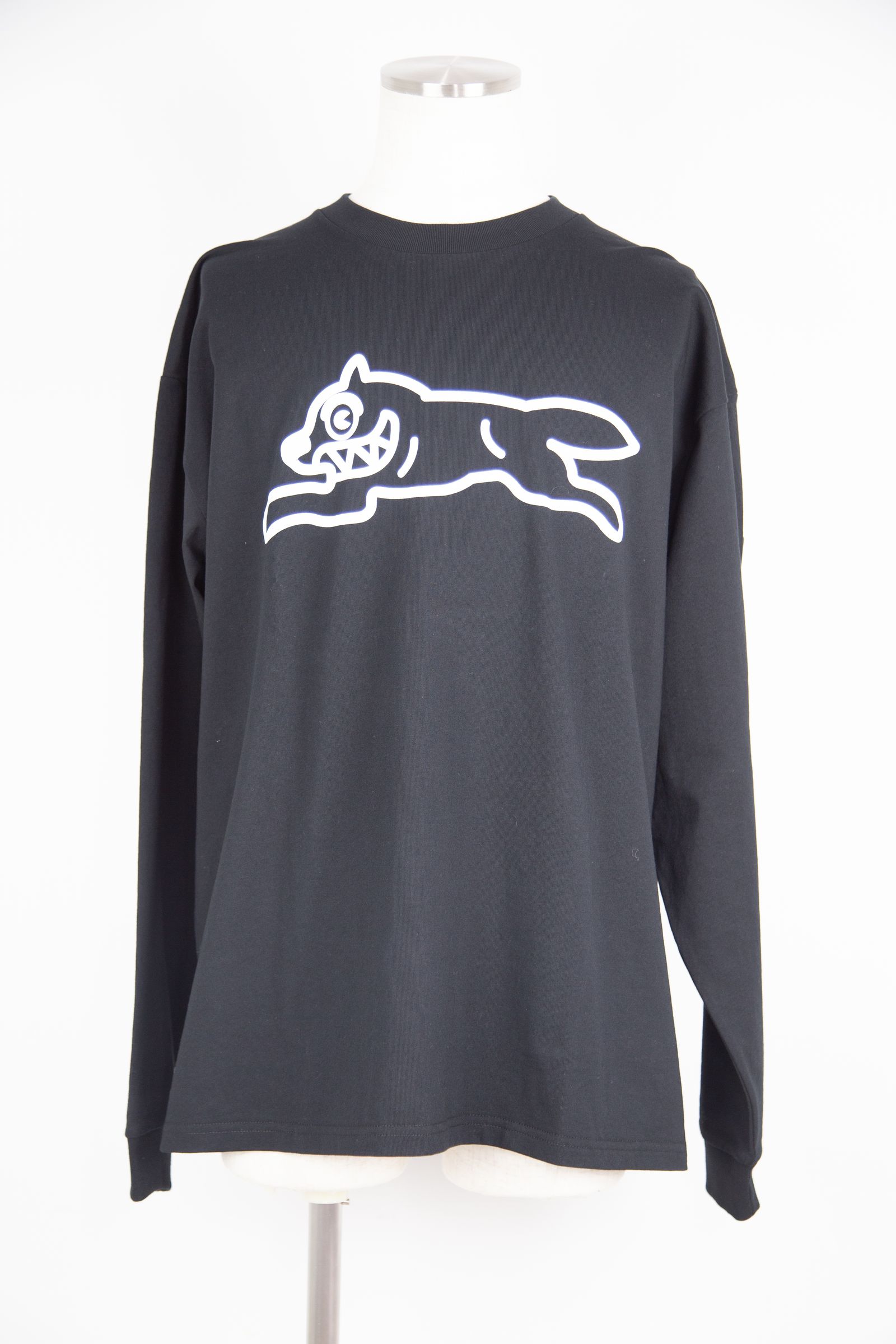 【ICECREAM】COTTON L/S T-SHIRT / ブラック