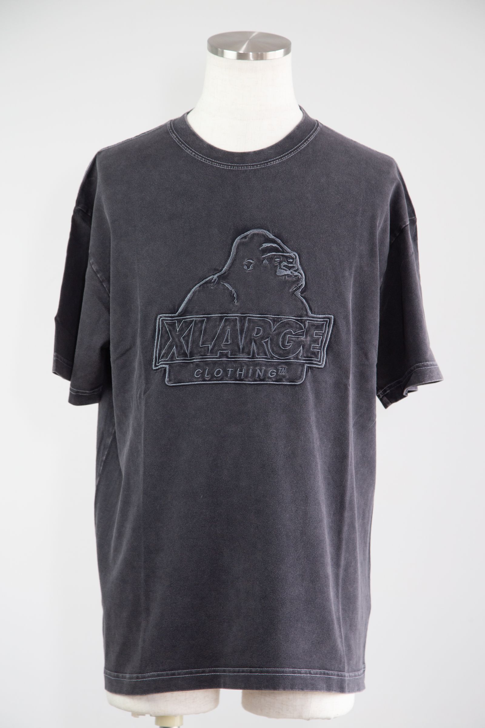 CHEMICAL WASH SLANTED OG S/S TEE / ブラック