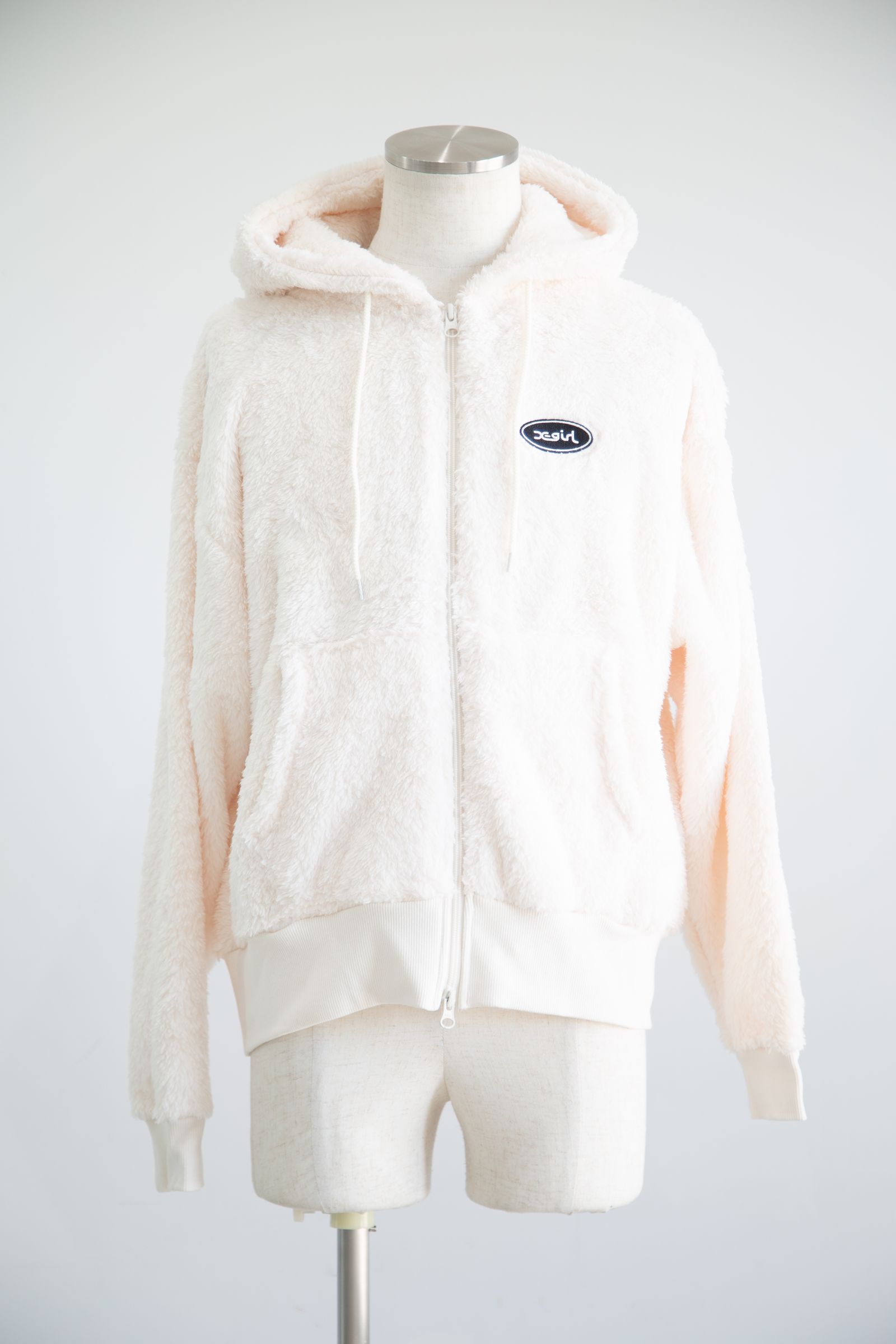 送料無料トップス X-girl エックスガール FLUFFY ZIP UP HOODIE / ホワイト 返品交換不可 楽天市場】【SALE／30%OFF】FLUFFY ZIP UP HOODIE X-girl