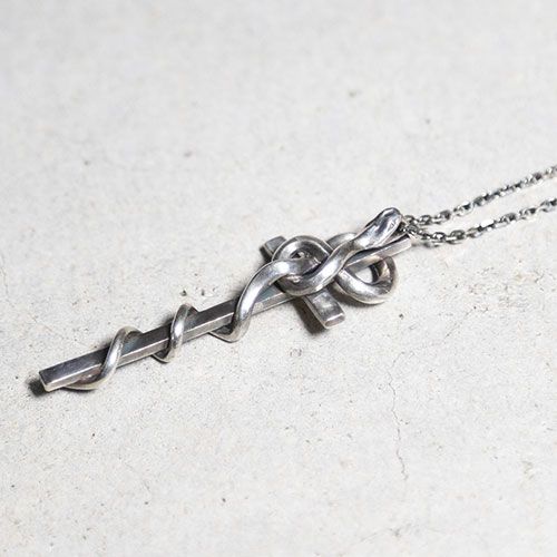 ステルスクロスネックレス / シルバー / STEALTH CROSS NECKLACE / Silver