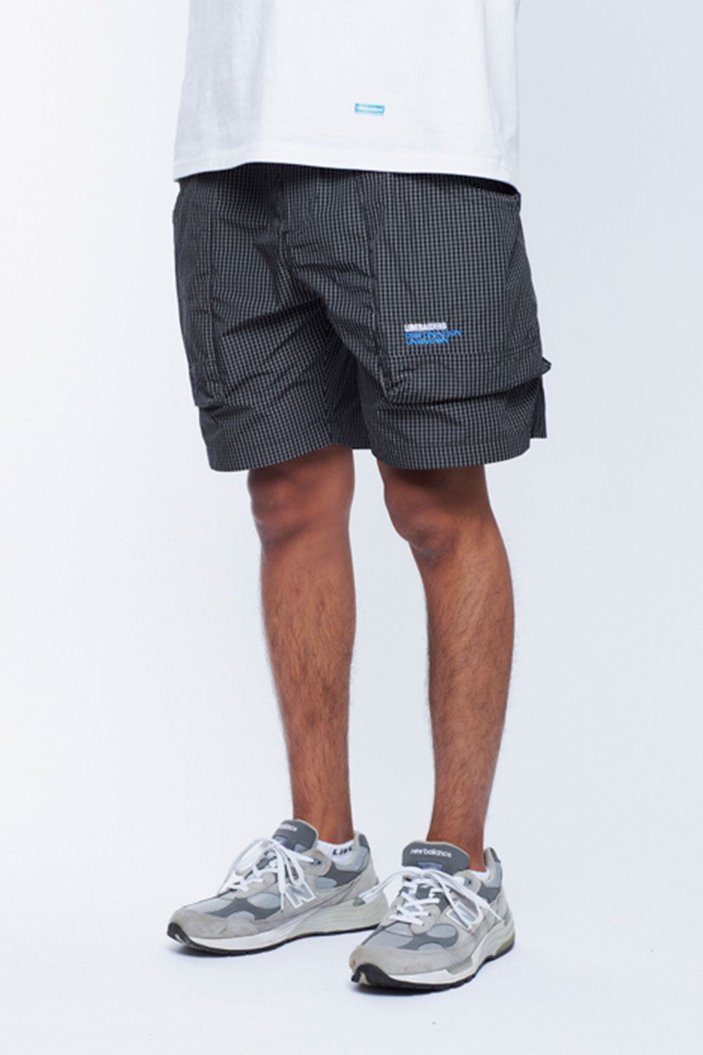 GRID CLOTH UTILITY SHORTS / ブラック