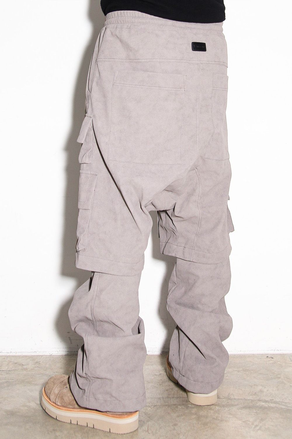 レイヤードブーツカットパンツ / LAYEDER BOOTS CUT / グレー / ag-12009