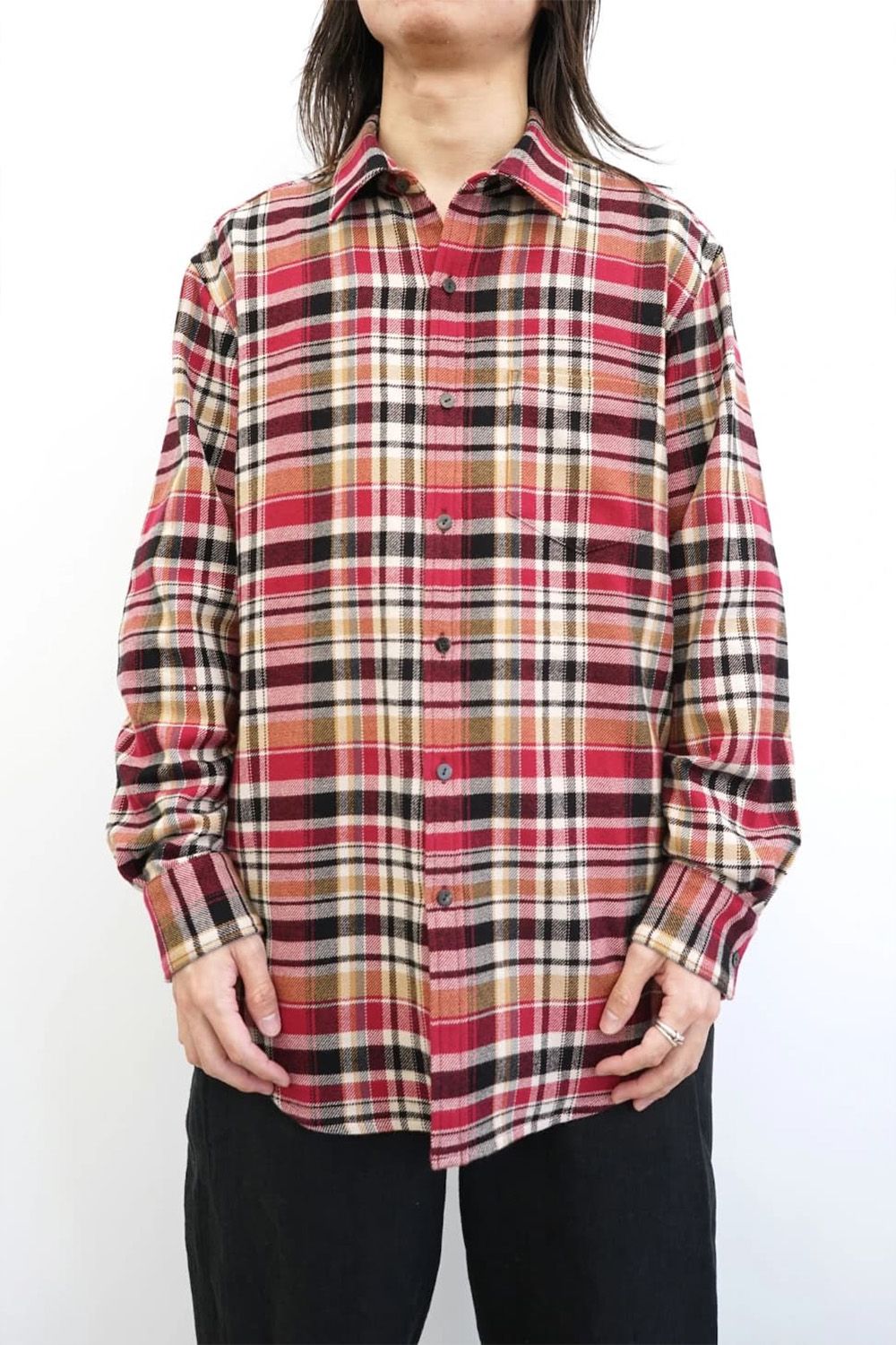 Red Check Dress Shirt