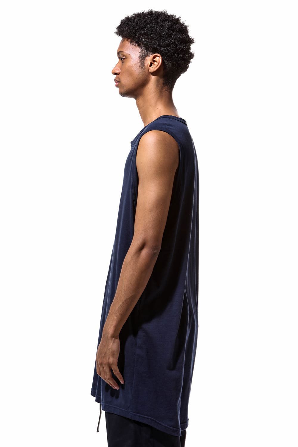 ロングタンクトップ / Long Tank Top / ブラウン / ag-6083-1