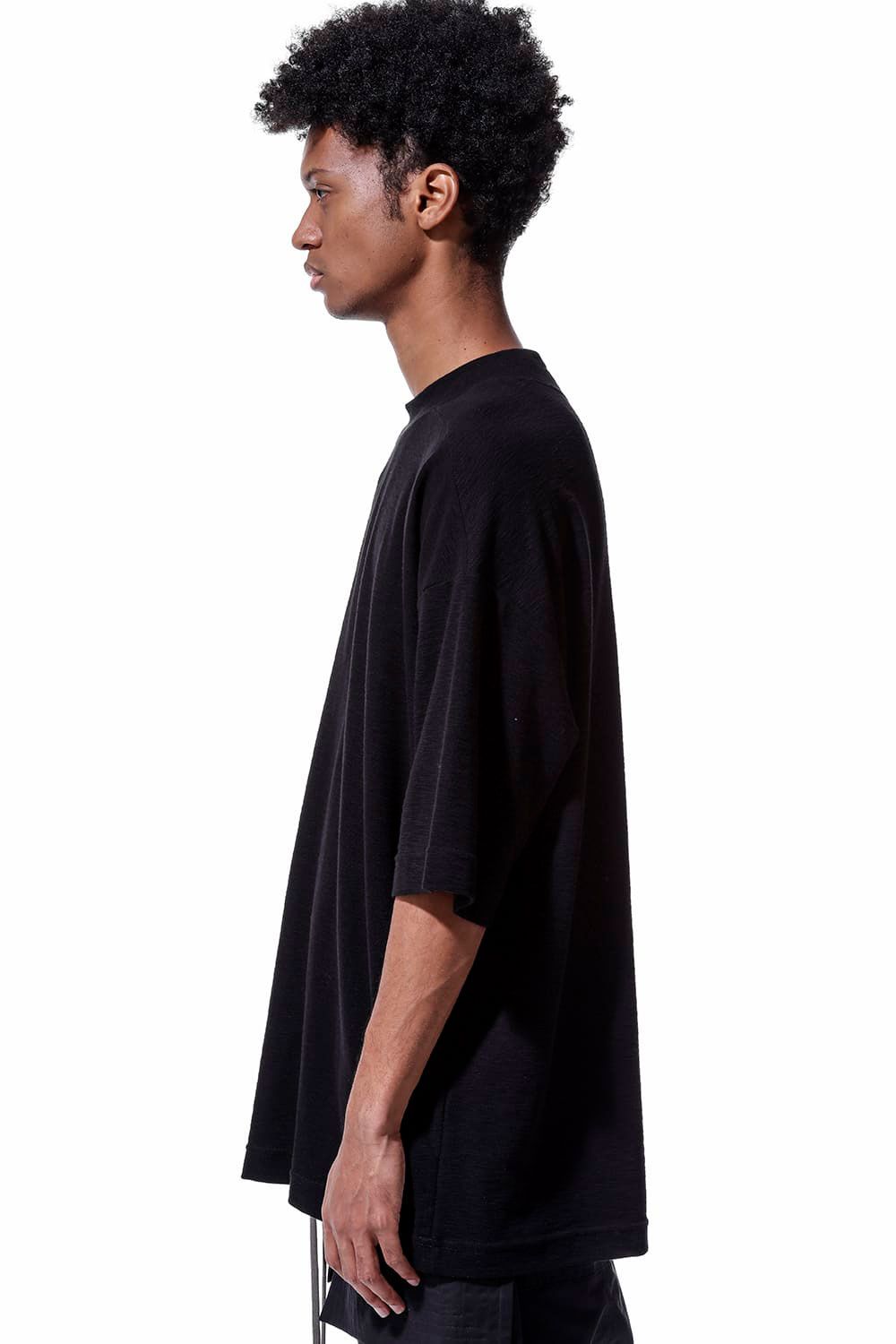 サーフニットオーバーサイズTシャツ / Surf Knit Over Size T-Shirts / ブラック