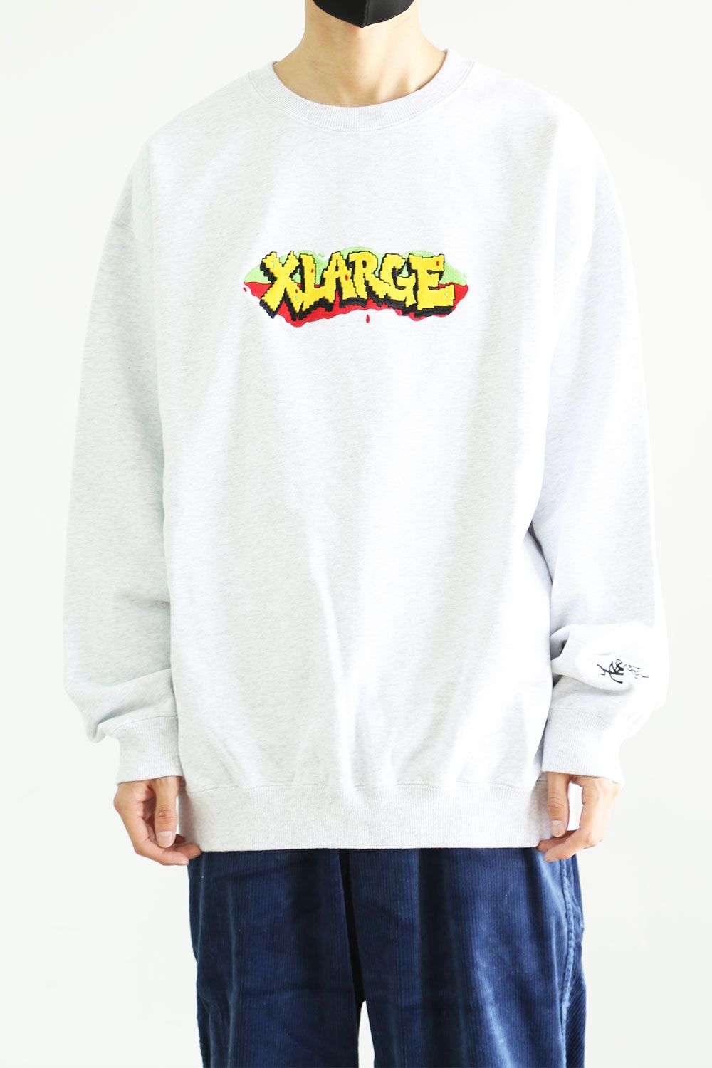 XLARGE - 【人気リピート商品】GRAFFITI EMBROIDERY CREWNECK SWEAT